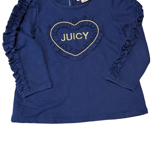 Juicy Couture Size 3T Navy and Gold - Picture 2 of 5